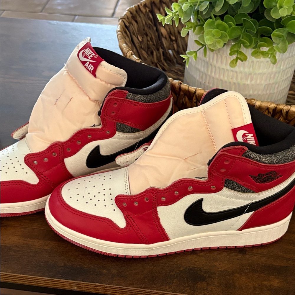 Nike Kids Shoes Red and Black